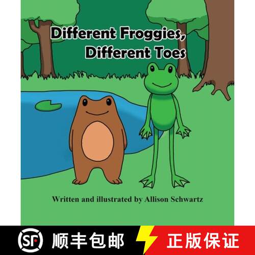 【3-4周达】精装 Different Froggies, Different Toes [9781737736509]