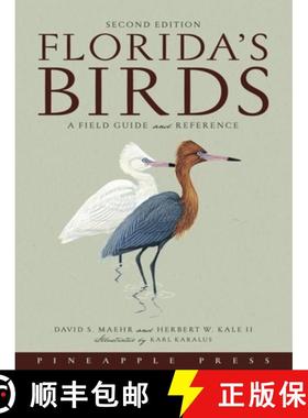 【3-4周达】Florida's Birds: A Field Guide and Reference [9781561643356]
