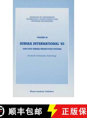 【3-4周达】Subsea International' 93 : Low Cost Subsea Production Systems [9780792322436]