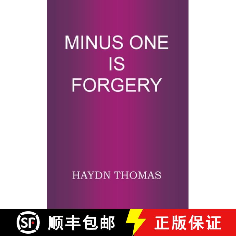 【3-4周达】Minus One Is Forgery [9780953228225]