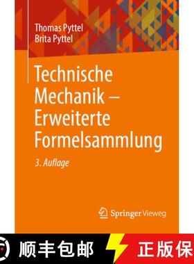 【3-4周达】Technische Mechanik - Erweiterte Formelsammlung [9783658448462]