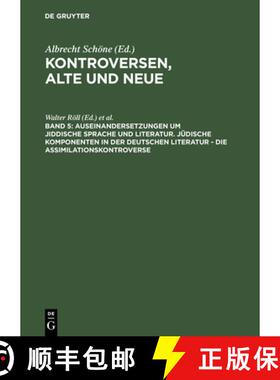 预订 Auseinandersetzungen um jiddische Sprache und Literatur. Jüdische Komponenten in der deutschen ... [9783484105294]
