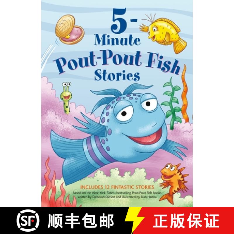 【3-4周达】5-Minute Pout-Pout Fish Stories [9780374314002]