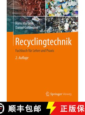 【3-4周达】Recyclingtechnik: Fachbuch für Lehre und Praxis (2. Aufl. 2016) (2. Aufl. 2016) [9783658027858]