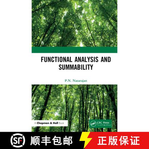 【3-4周达】精装 Functional Analysis and Summability [9780367544492]