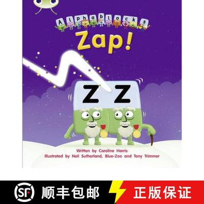 【3-4周达】Bug Club Phonics Fiction Reception Phase 3 Alphablocks Set 07 Zap!: - Phonics Bug Alphablo... [9781408279571]