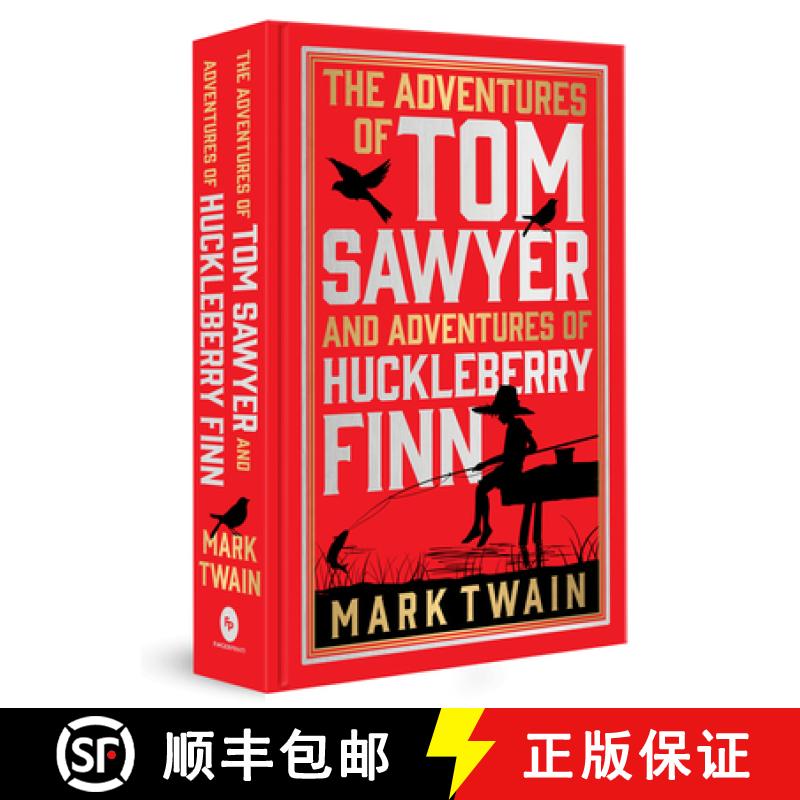 预订 The Adventures of Tom Sawyer & Adventures of Huckleberry Finn: Deluxe Hardbound Edition [9789362145772]