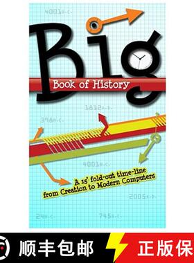 【3-4周达】Big Book of History: A 15' Fold-Out Time-Line from Creation to Modern Computers [9780890516232]