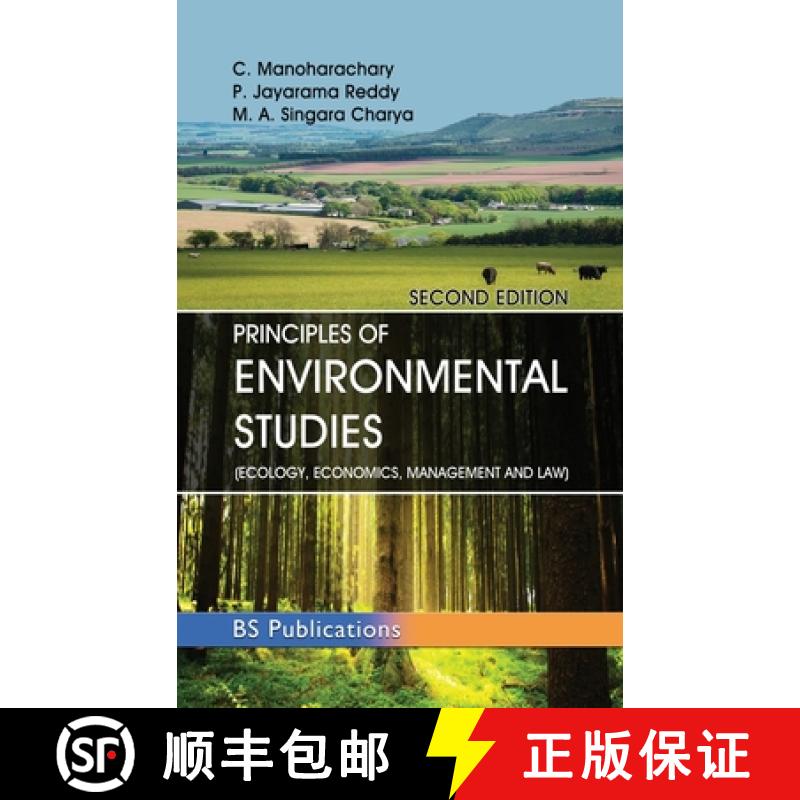 【3-4周达】Principles of Environmental Studies: (Ecology, Economics, Management and Law) [9789352300280]