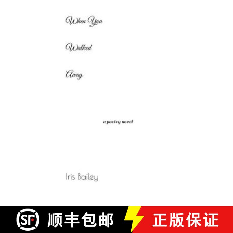 【3-4周达】When You Walked Away [9798218099817]