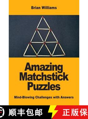 【3-4周达】Amazing Matchstick Puzzles: Mind-Blowing Challenges with Answers [9782917260661]