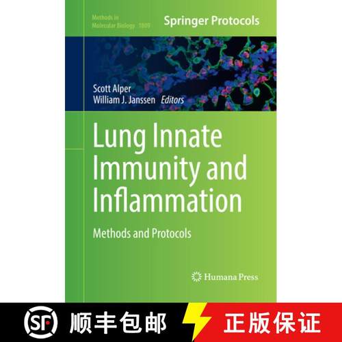 【3-4周达】Lung Innate Immunity and Inflammation: Methods and Protocols [9781493993291]