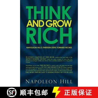 【3-4周达】Think and Grow Rich - Napoleon Hill's Thirteen Steps Toward Riches [9781940177540]
