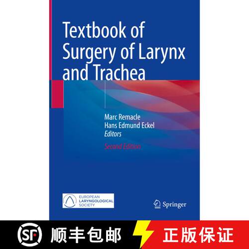 【3-4周达】精装 Textbook of Surgery of Larynx and Trachea (Second Edition 2022) [9783031096204]