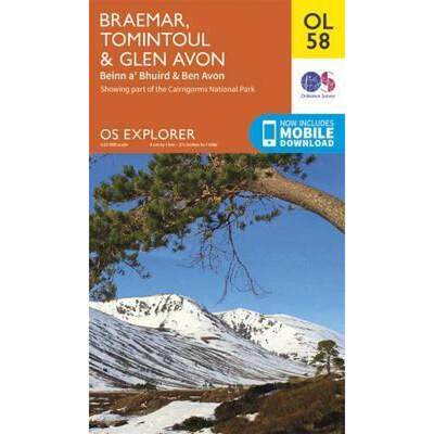 【4周达】Braemar, Tomintoul & Glen Avon, Beinn a' Bhuird & Ben Avon [9780319242971]