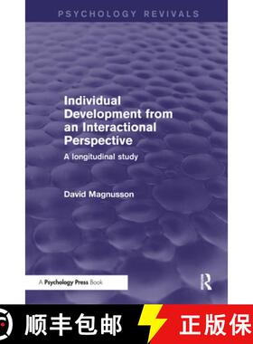 【3-4周达】Individual Development from an Interactional Perspective (Psychology Revivals): A Longitud... [9781138854222]