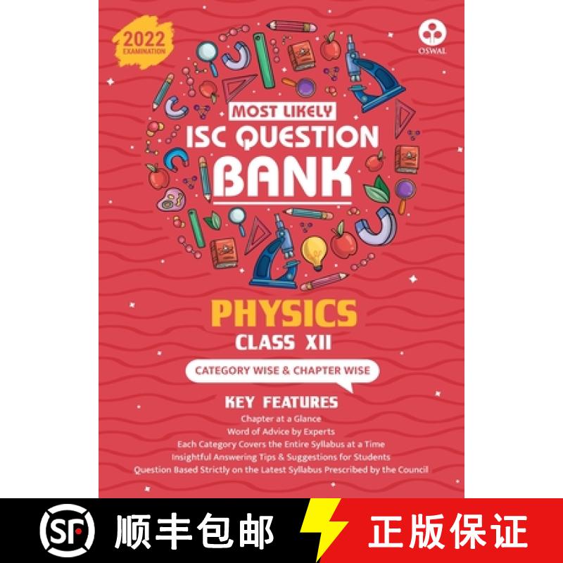【4周达】Most Likely Question Bank - Physics: ISC Class 12 for 2022 Examination [9789391184346]