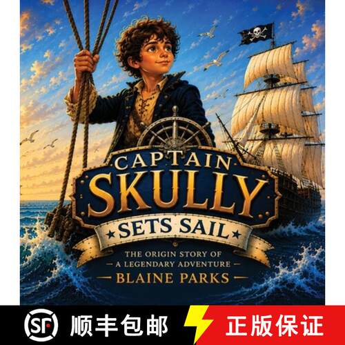【3-4周达】Captain Skully Sets Sail [9798952360013]
