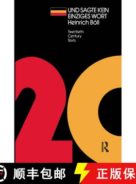 【3-4周达】Und Sagte Kein Einziges Wort [9780415006699]