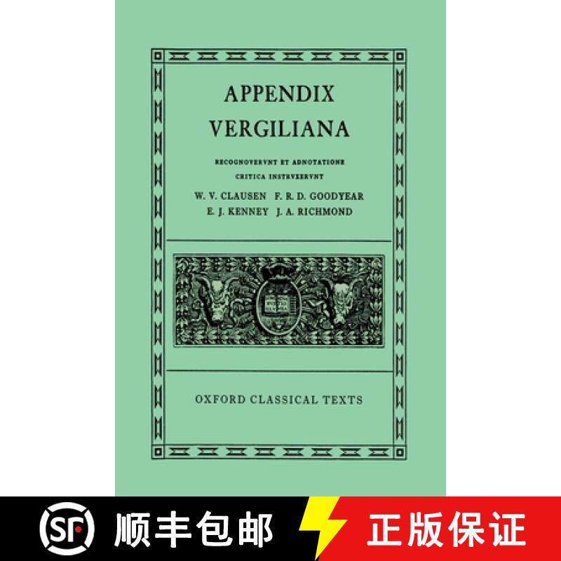 【3-4周达】Appendix Vergiliana [9780198146483]