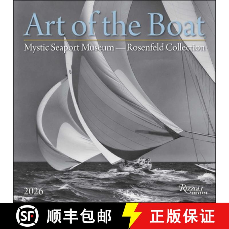 【3-4周达】Art of the Boat 2026 Wall Calendar: Mystic Seaport Museum - The Rosenfeld Collection [9780789348722]