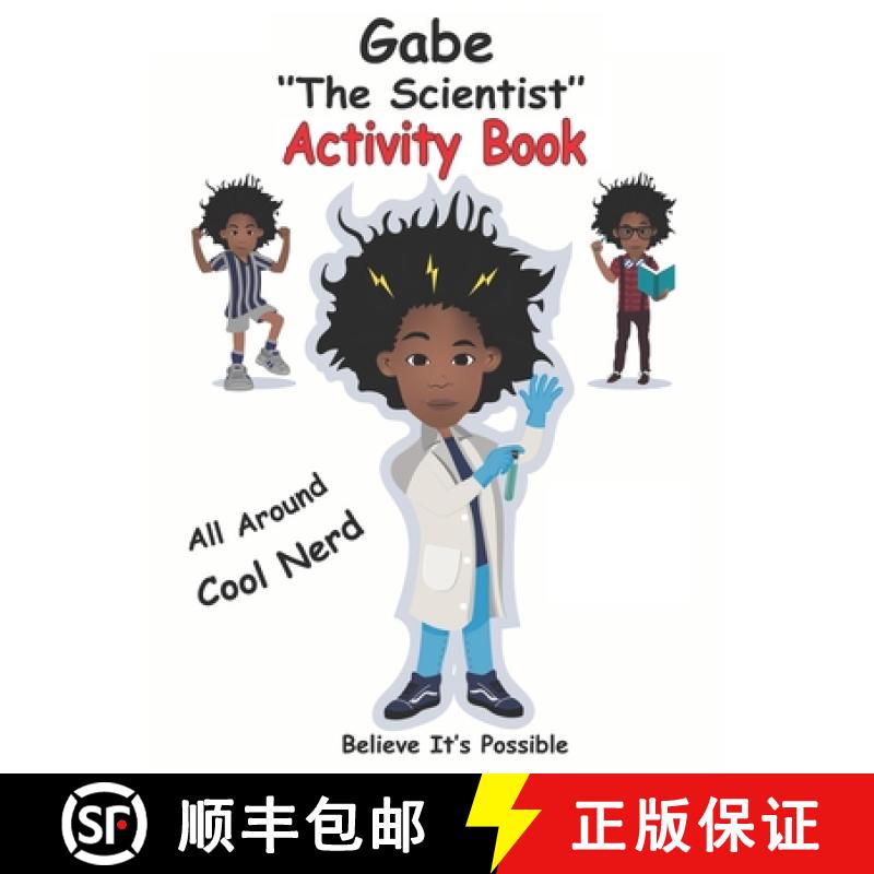 【3-4周达】Gabe the Scientist Activity Book: Believe It's Possible [9781953448095]