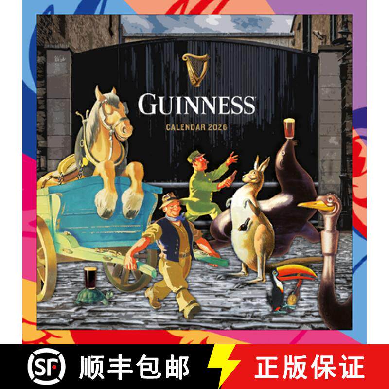 【3-4周达】Guinness Square Wall Calendar 2026 [9781529849998]