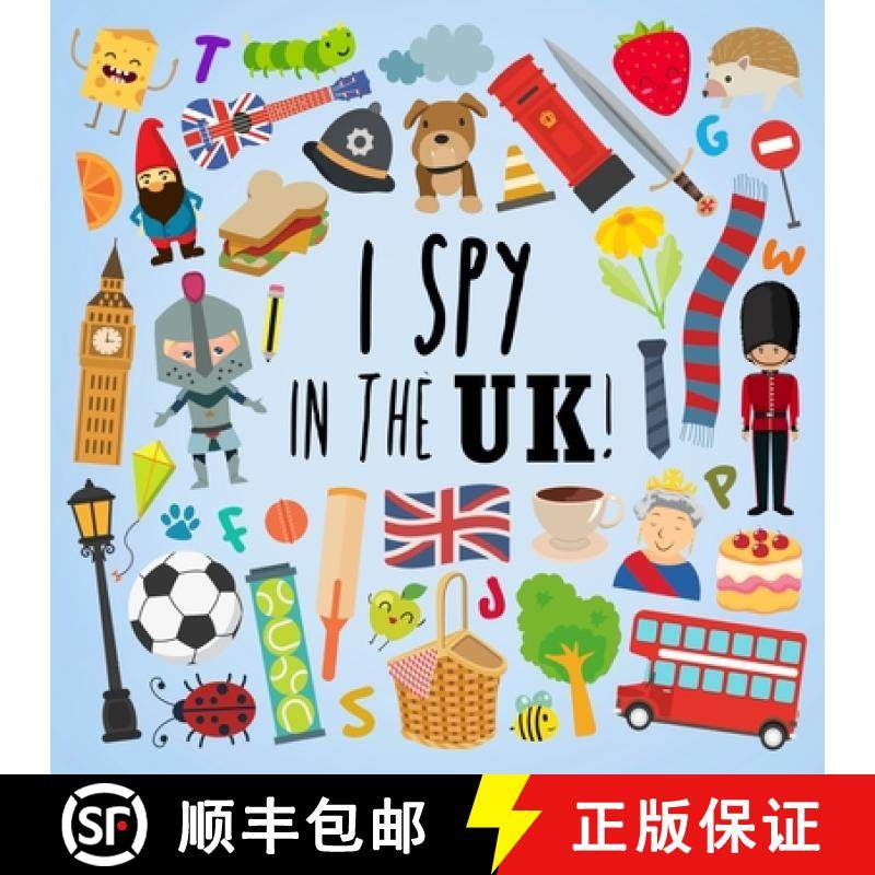 【3-4周达】I Spy - In the UK!: A Fun Guessing Game for 3-5 Year Olds [9781914047152]
