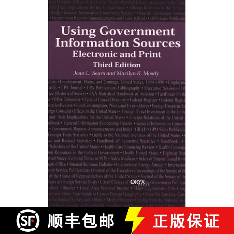 【3-4周达】Using Government Information Sources: Electronic and Print Third Edition [9781573562881]