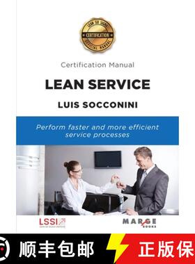 【3-4周达】Lean Service: Certification Manual [9788417903282]