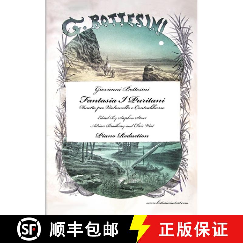 【3-4周达】Fantasia I Puritani Duetto For Double Bass and Cello - Piano Reduction [9781838128753]