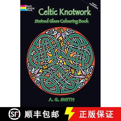 预订 Celtic Knotwork Stained Glass Colouring Book [9780486448169]