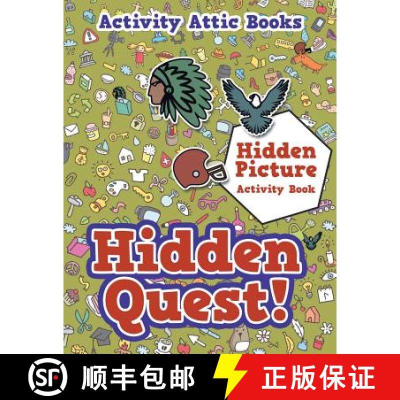 【3-4周达】Hidden Quest! Hidden Picture Activity Book [9781683235101]