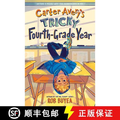 【3-4周达】精装 Carter Avery's Tricky Fourth-Grade Year [9780593376188]