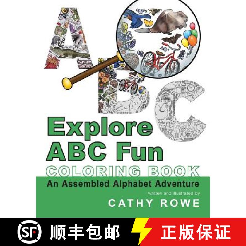 【3-4周达】Explore ABC Fun Coloring Book: An Assembled Alphabet Adventure [9780999751329]