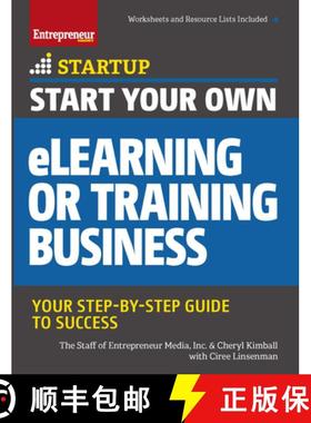【3-4周达】Start Your Own eLearning or Training Business : Your Step-By-Step Guide to Success [9781599185736]