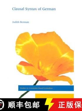 预订 Topics in the Clausal Syntax of German [9781575863627]