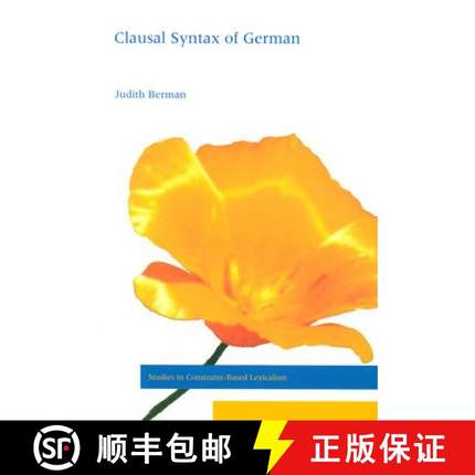 预订 Topics in the Clausal Syntax of German [9781575863627]