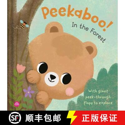 【3-4周达】Peekaboo in the Forest: A Woodland Guessing Game with Giant Peek-Through Flaps to Explore [9781836509769]