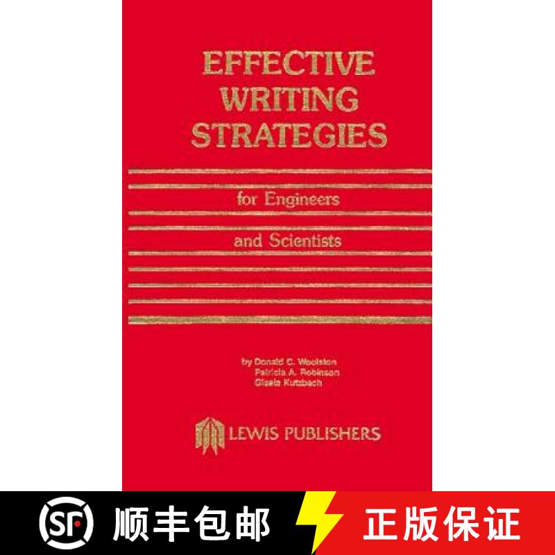 【3-4周达】Effective Writing Strategies for Engineers and Scientists: For Engineers and Scientists [9780873710992]