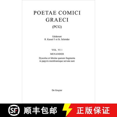 【3-4周达】Menander: Dyscolus Et Fabulae Quarum Fragmenta in Papyris Membranisque Servata Sunt [9783110109238]