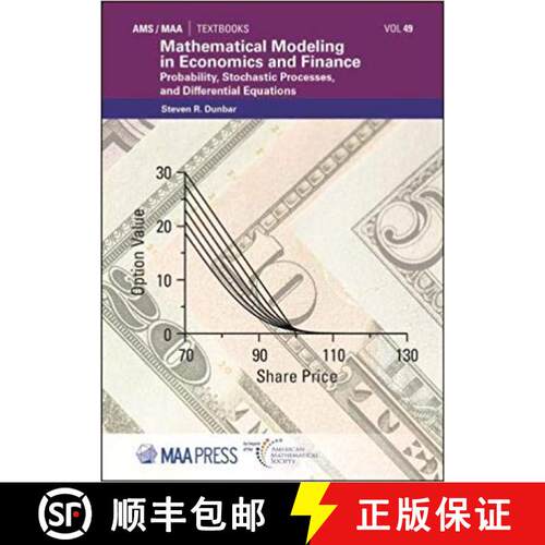 【3-4周达】精装 Mathematical Modeling in Economics and Finance – Probability, Stochastic Processes, ... [9781470448394]