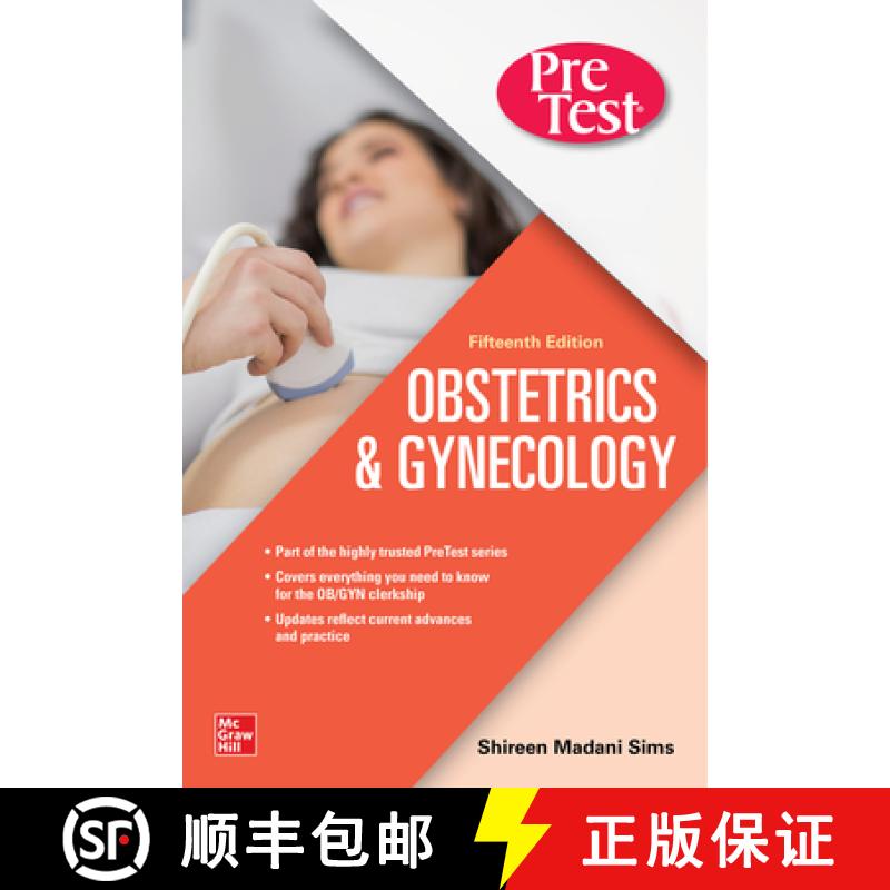 【3-4周达】Pretest Obstetrics & Gynecology, Fifteenth Edition [9781260468427]