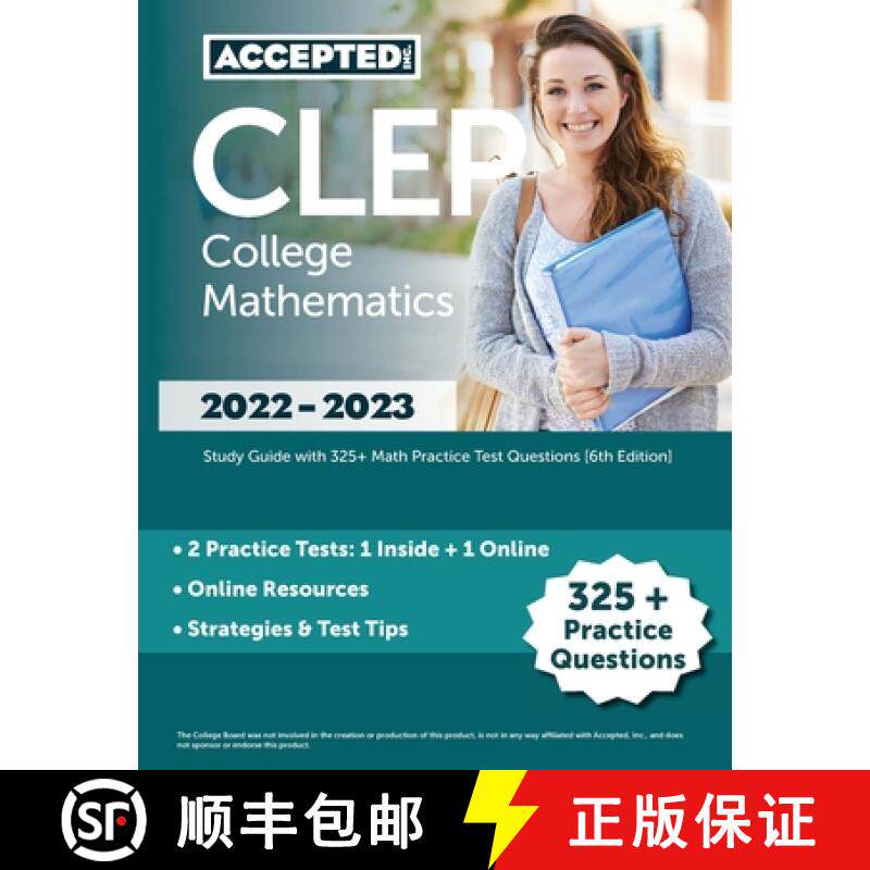 【3-4周达】CLEP College Mathematics 2022-2023: Study Guide with 325+ Math Practice Test Questions [6t... [9781637982198]