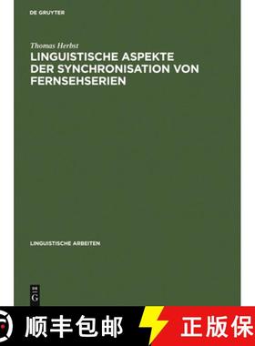 预订 Linguistische Aspekte der Synchronisation von Fernsehserien: Phonetik, Textlinguistik, UEbersetz... [9783484303188]