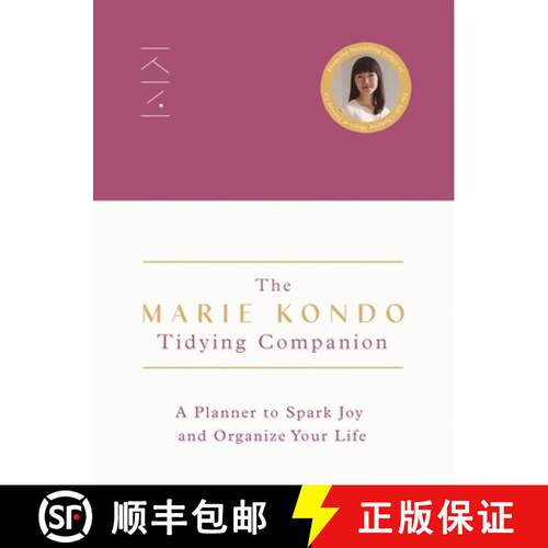 【3-4周达】The Marie Kondo Tidying Companion : A Planner to Spark Joy and Organize Your Life [9781529075984]