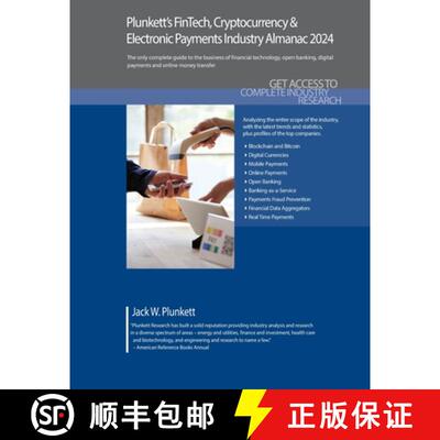 【3-4周达】Plunkett's FinTech, Cryptocurrency & Electronic Payments Industry Almanac 2024: FinTech, C... [9781647880415]