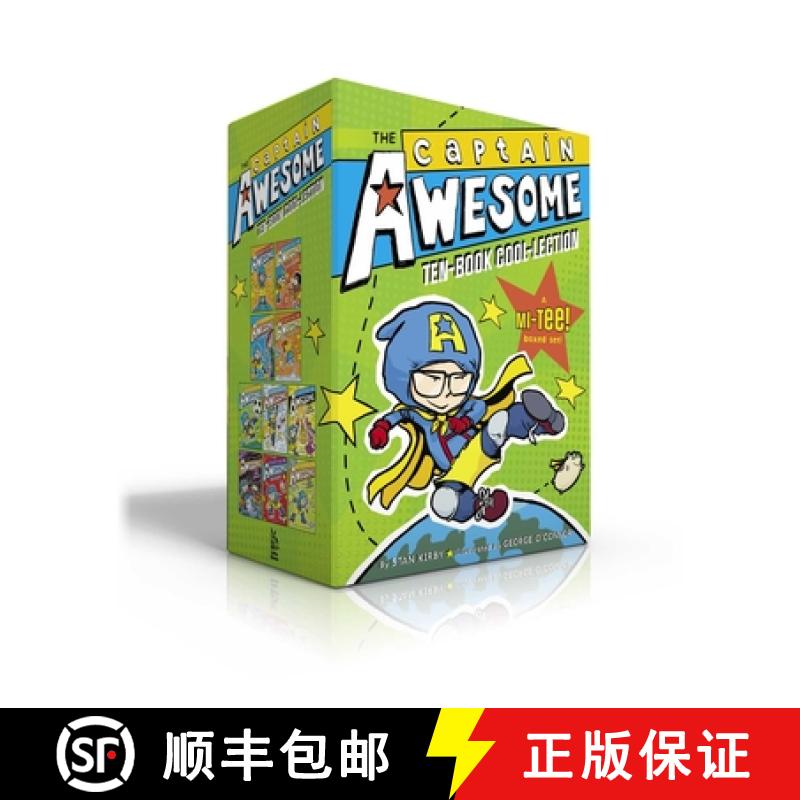 【3-4周达】The Captain Awesome Ten-Book Cool-Lection (Boxed Set): Captain Awesome to the Rescue!; vs.... [9781665916943]
