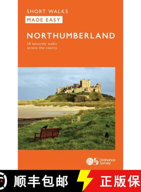 【3-4周达】Northumberland: 10 Leisurely Walks [9780319092309]