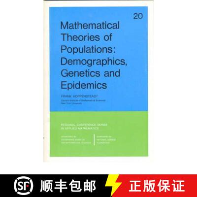 【3-4周达】Mathematical Theories of Populations – Demographics, Genetics and Epidemics [9780898710175]